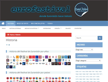 Tablet Screenshot of eurofestival.tk