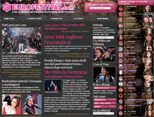 Tablet Screenshot of eurofestival.com